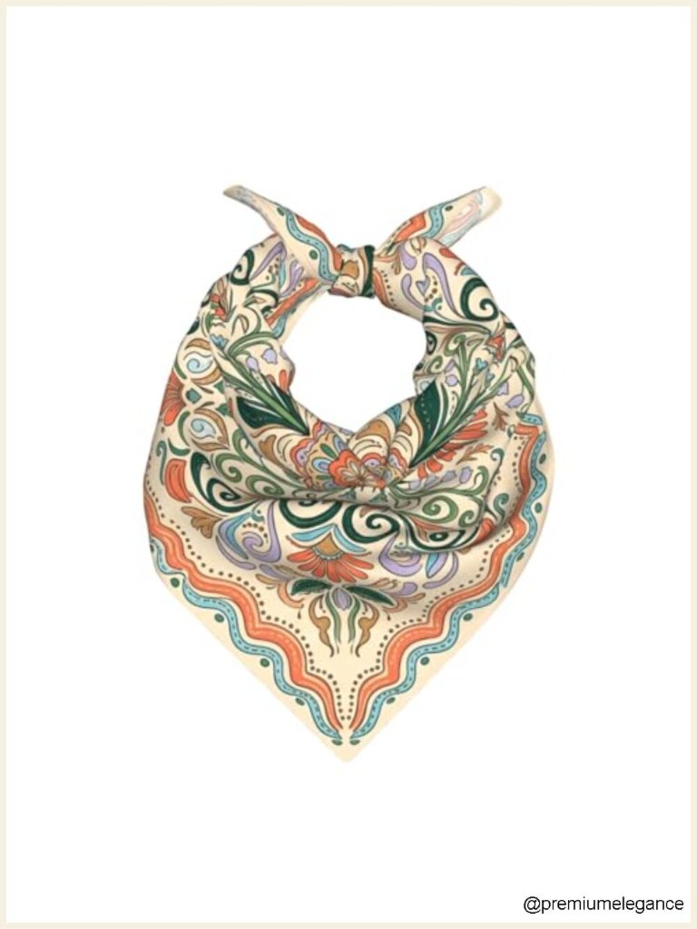 Square Scarf Bandana Women Fashion Silk Satin Headscarf